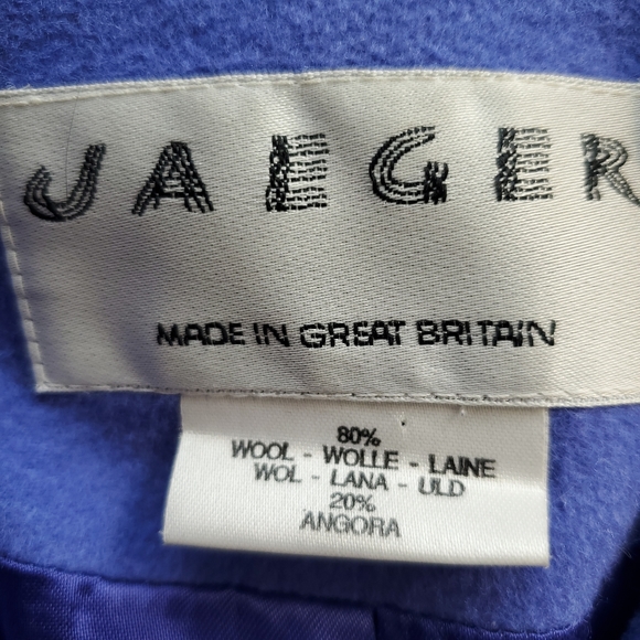 Vintage jaeger light purple blazer, wool angora - Picture 6 of 12